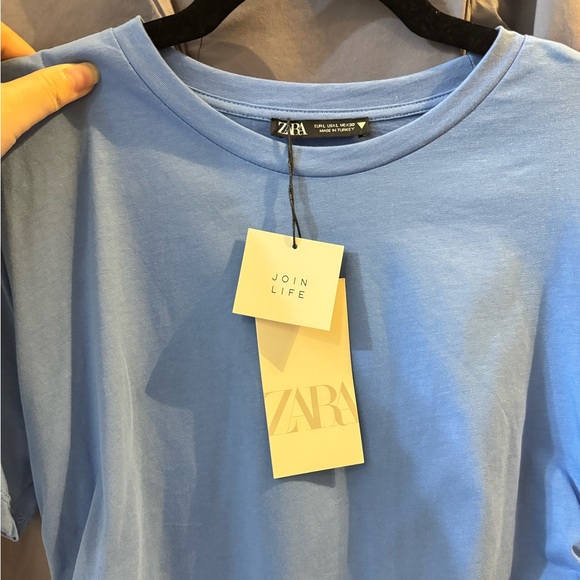 NWT Zara ruched tee - Picture 5 of 5